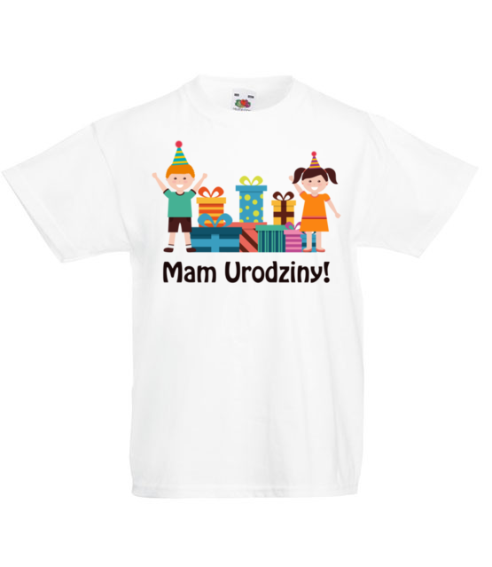 Bo dzis mam urodziny koszulka z nadrukiem urodziny dziecko jipi pl 649 83