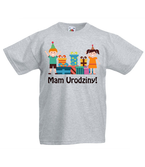 Bo dzis mam urodziny koszulka z nadrukiem urodziny dziecko jipi pl 649 87