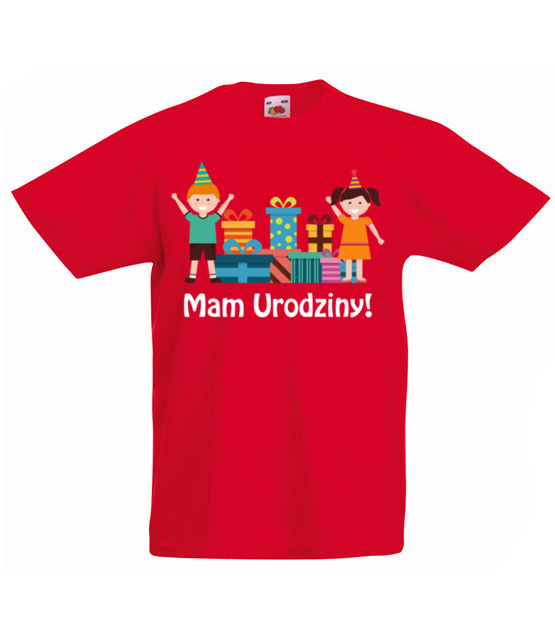 Bo dzis mam urodziny koszulka z nadrukiem urodziny dziecko jipi pl 650 84