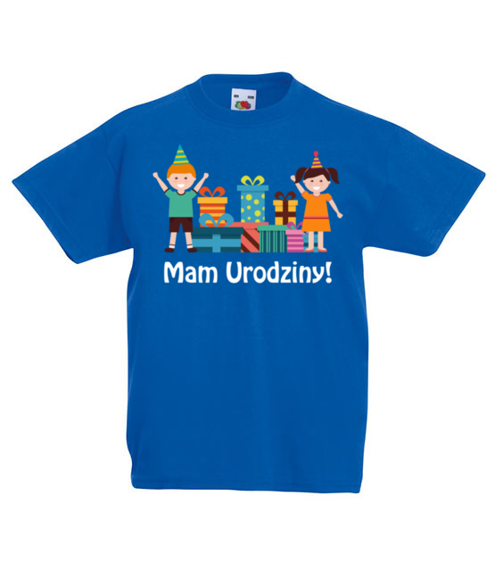 Bo dzis mam urodziny koszulka z nadrukiem urodziny dziecko jipi pl 650 85