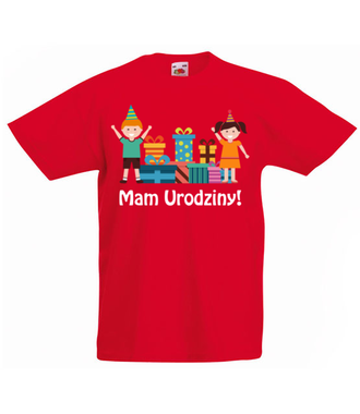 Bo dziś mam urodziny! - Koszulka z nadrukiem - Urodziny - Dziecięca
