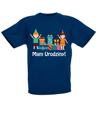 Bo dziś mam urodziny! - Koszulka z nadrukiem - Urodziny - Dziecięca
