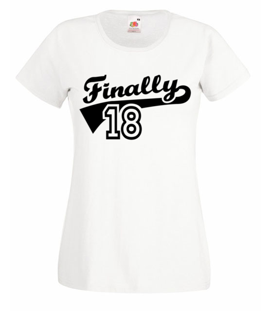 Moja wyczekiwana 18 koszulka z nadrukiem urodzinowe kobieta jipi pl 651 58