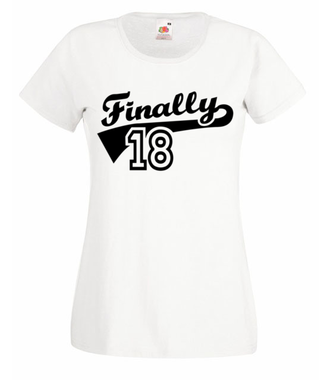 Moja wyczekiwana 18 - Koszulka z nadrukiem - Urodzinowe - Damska