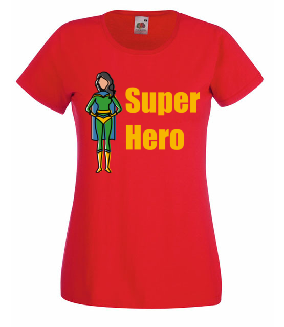 Kobiecy superbohater koszulka z nadrukiem filmy i seriale kobieta jipi pl 654 60