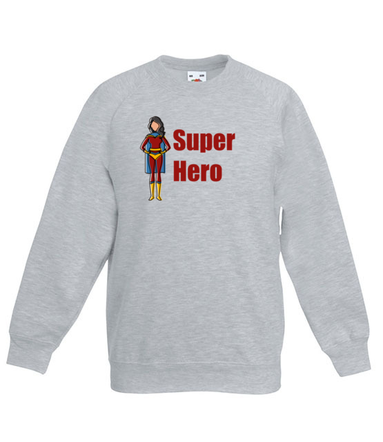 Kobiecy superbohater bluza z nadrukiem filmy i seriale dziecko jipi pl 653 128