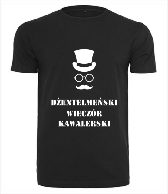 Dzentelmenski wieczor kawalerski koszulka z nadrukiem wieczor kawalerski mezczyzna jipi pl 686 1