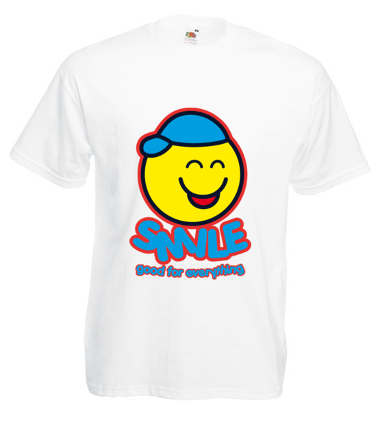 Bo usmiech jest dobry na wszystko koszulka z nadrukiem smieszne mezczyzna jipi pl 141 2