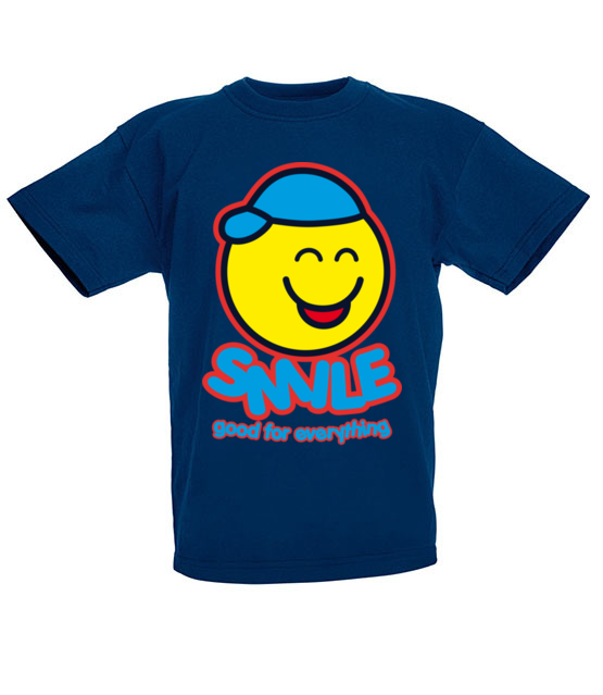 Bo usmiech jest dobry na wszystko koszulka z nadrukiem smieszne dziecko jipi pl 141 86
