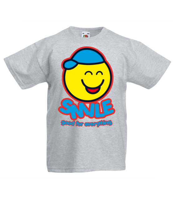 Bo usmiech jest dobry na wszystko koszulka z nadrukiem smieszne dziecko jipi pl 141 87
