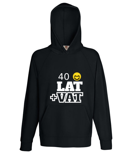 Czterdziesci lat plus vat bluza z nadrukiem urodziny mezczyzna jipi pl 755 134