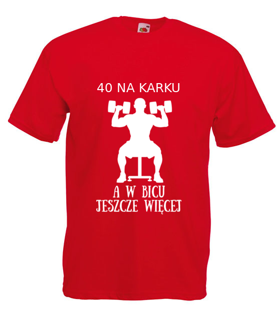 Czterdziecha u miesniaka koszulka z nadrukiem urodziny mezczyzna jipi pl 756 4