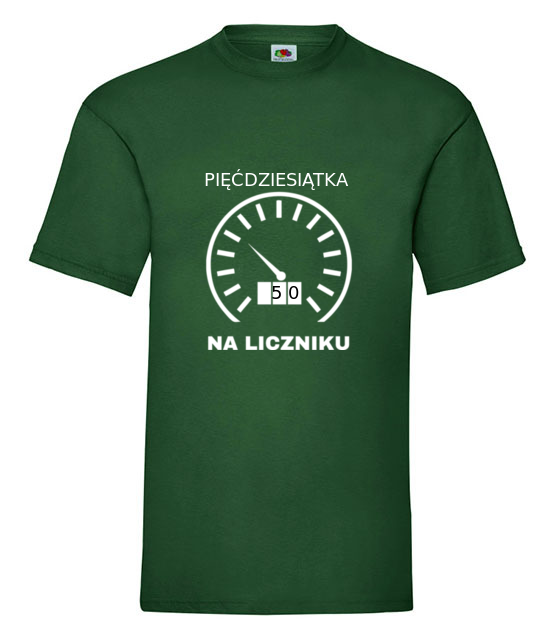 Piecdziesiat na liczniku koszulka z nadrukiem urodziny mezczyzna jipi pl 757 188