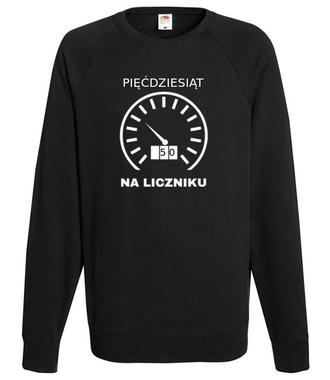 Pięćdziesiąt na liczniku - Bluza z nadrukiem - Urodziny - Męska