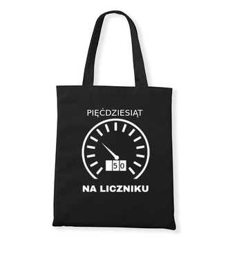 Pięćdziesiąt na liczniku - Torba z nadrukiem - Urodziny - Gadżety