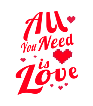 Miłość to moja siła napędowa - Koszulka z nadrukiem - na Walentynki - Męska