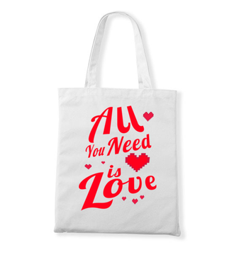 Miłość to moja siła napędowa - Torba z nadrukiem - Walentynki - Gadżety