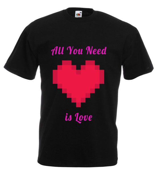All you need is love koszulka z nadrukiem na walentynki mezczyzna jipi pl 743 1