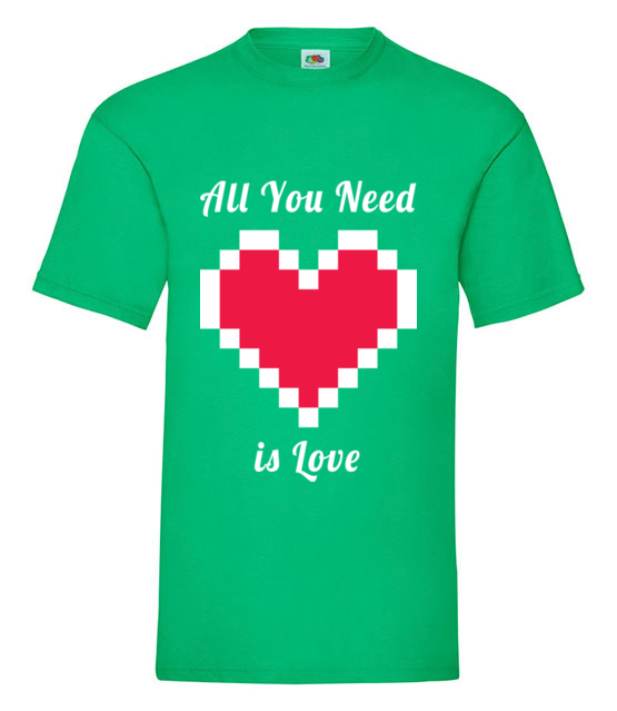 All you need is love koszulka z nadrukiem na walentynki mezczyzna jipi pl 761 186