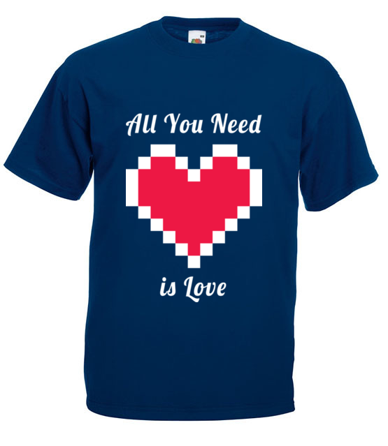All you need is love koszulka z nadrukiem na walentynki mezczyzna jipi pl 761 3