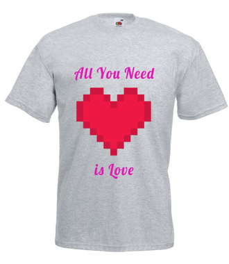All you need is love - Koszulka z nadrukiem - Walentynki - Męska