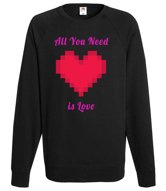 All you need is love bluza z nadrukiem walentynki mezczyzna jipi pl 743 107