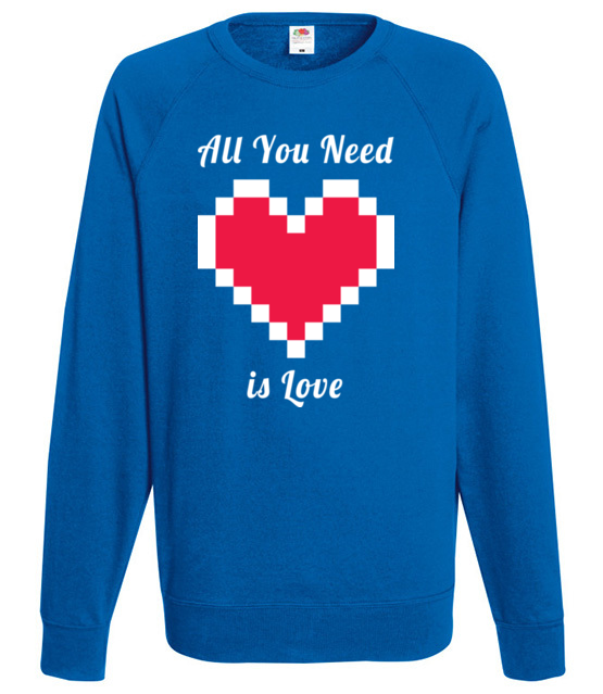 All you need is love bluza z nadrukiem walentynki mezczyzna jipi pl 761 109