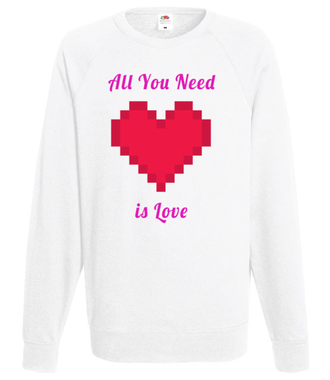 All you need is love - Bluza z nadrukiem - Walentynki - Męska