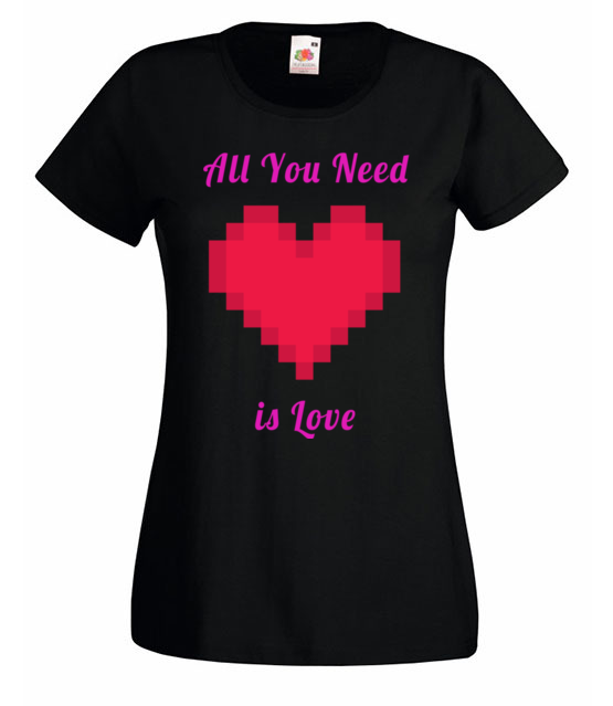 All you need is love koszulka z nadrukiem na walentynki kobieta jipi pl 743 59