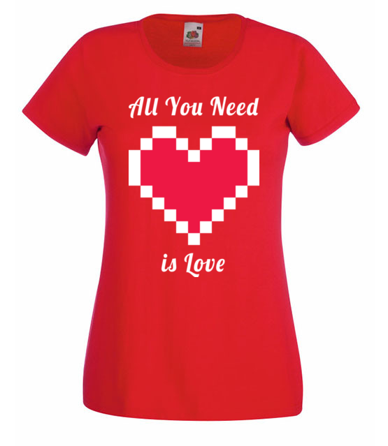 All you need is love koszulka z nadrukiem na walentynki kobieta jipi pl 761 60