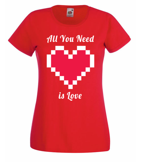 All you need is love koszulka z nadrukiem walentynki kobieta jipi pl 761 60