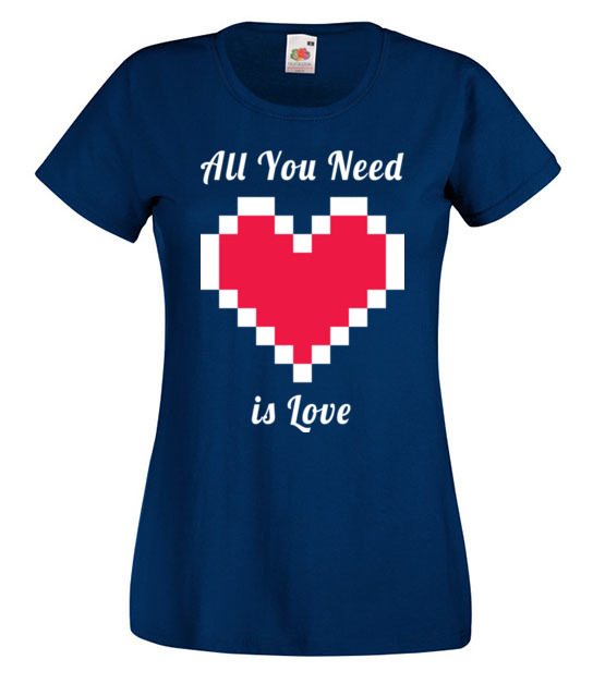 All you need is love koszulka z nadrukiem walentynki kobieta jipi pl 761 62