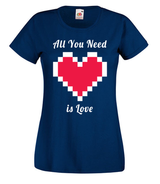 All you need is love - Koszulka z nadrukiem - Walentynki - Damska