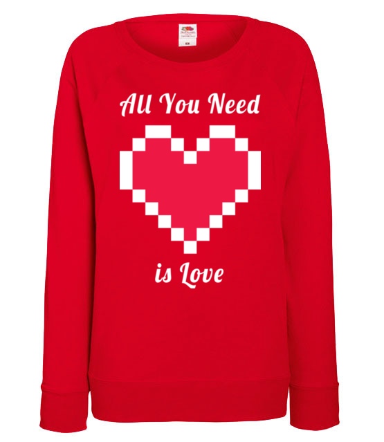 All you need is love bluza z nadrukiem walentynki kobieta jipi pl 761 116