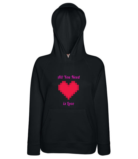 All you need is love bluza z nadrukiem walentynki kobieta jipi pl 743 144