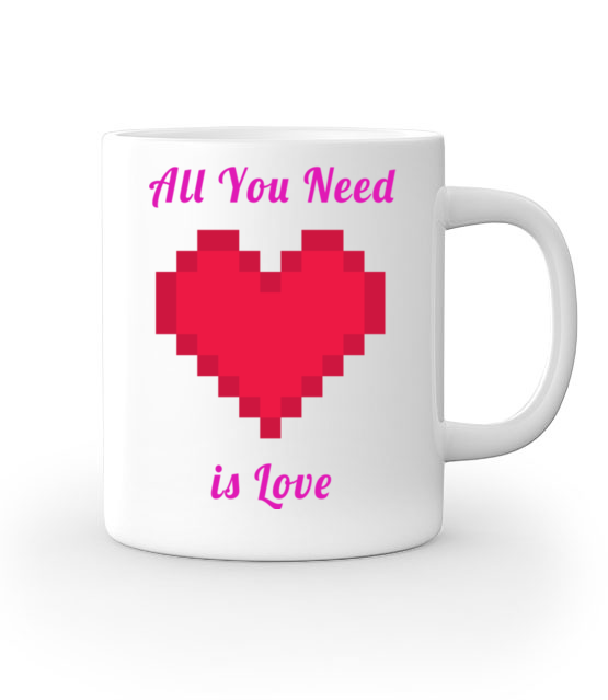 All you need is love kubek z nadrukiem walentynki gadzety jipi pl 743 159