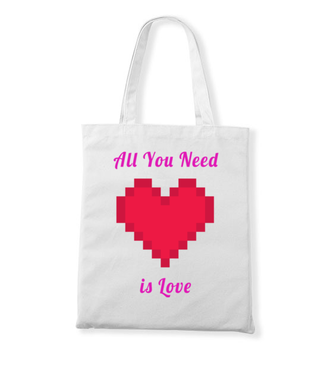 All you need is love - Torba z nadrukiem - Walentynki - Gadżety