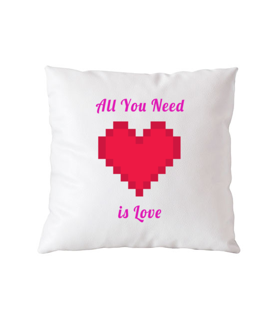 All you need is love poduszka z nadrukiem walentynki gadzety jipi pl 743 164