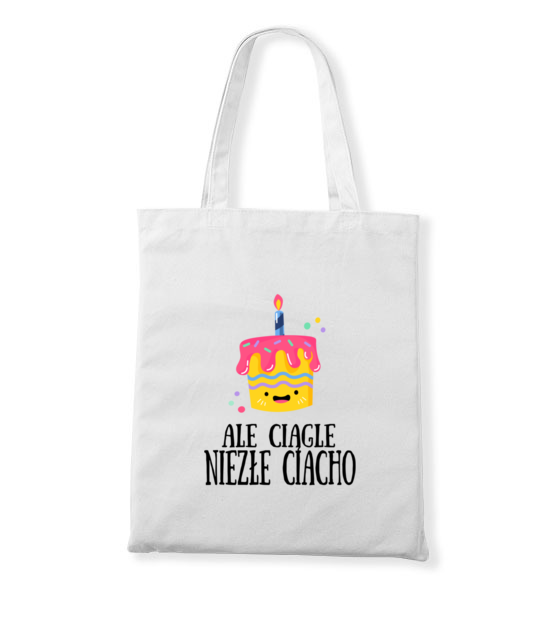 Czterdziestoletnie ciasteczko torba z nadrukiem urodziny gadzety jipi pl 745 161