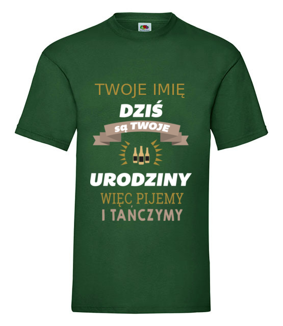 Dzis sa twoje urodziny koszulka z nadrukiem urodziny mezczyzna jipi pl 763 188
