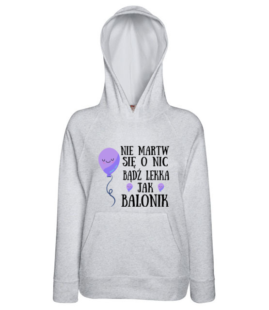 Badz lekka jak balonik bluza z nadrukiem urodziny kobieta jipi pl 748 148