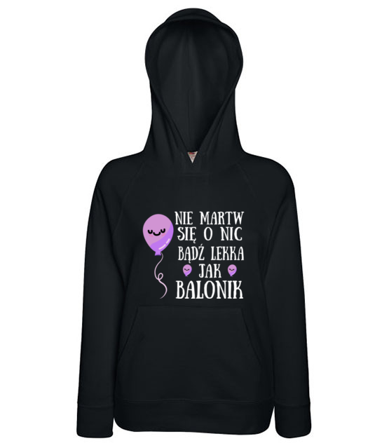 Badz lekka jak balonik bluza z nadrukiem urodziny kobieta jipi pl 751 144