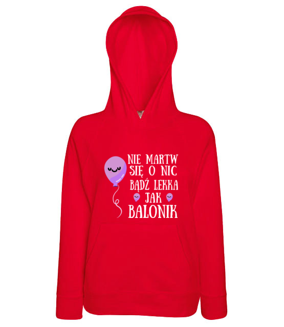 Badz lekka jak balonik bluza z nadrukiem urodziny kobieta jipi pl 751 146