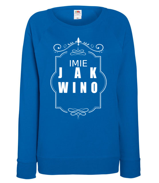 Jestem lepszy z wiekiem bluza z nadrukiem urodziny kobieta jipi pl 764 117