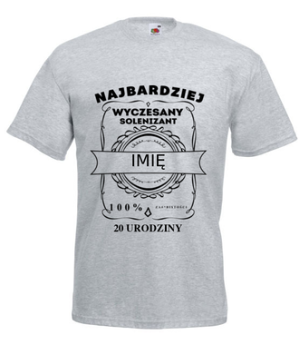 Wyczesane urodziny - Koszulka z nadrukiem - Urodziny - Męska