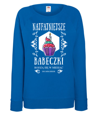 Najfajniejsze babeczki - Bluza z nadrukiem - Urodziny - Damska