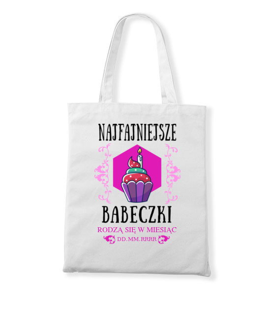 Najfajniejsze babeczki torba z nadrukiem urodziny gadzety jipi pl 770 161