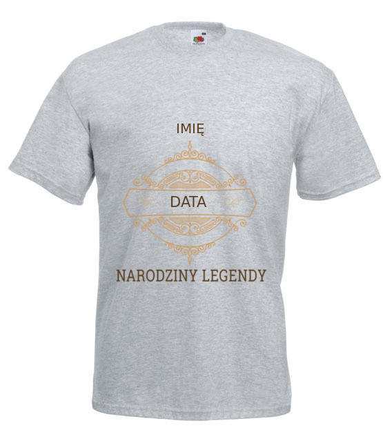 Narodziny legendy koszulka z nadrukiem urodziny mezczyzna jipi pl 772 6