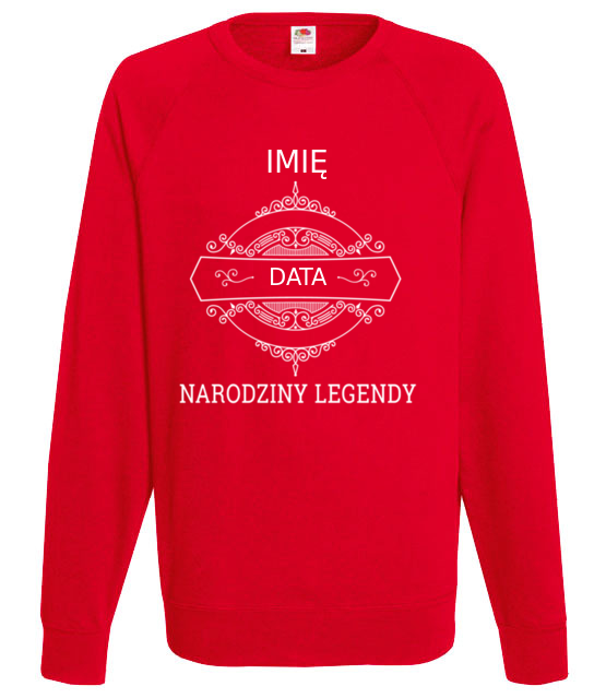 Narodziny legendy bluza z nadrukiem urodziny mezczyzna jipi pl 773 108