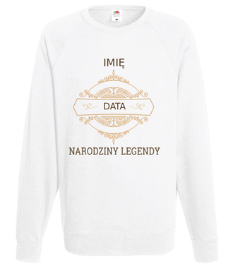 Narodziny legendy - Bluza z nadrukiem - Urodziny - Męska